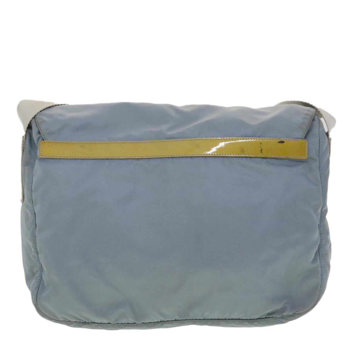 PRADA Shoulder Bag Nylon Blue Auth ar7448