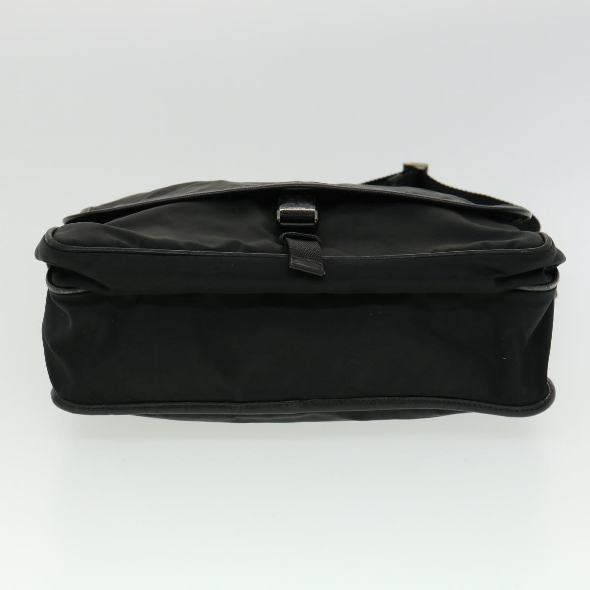 PRADA Shoulder Bag Nylon Black Auth ar7472