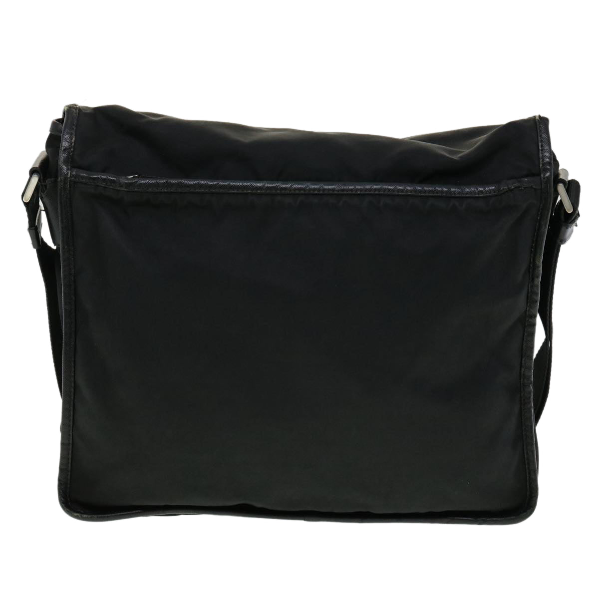 PRADA Shoulder Bag Nylon Black Auth ar7472 - 0