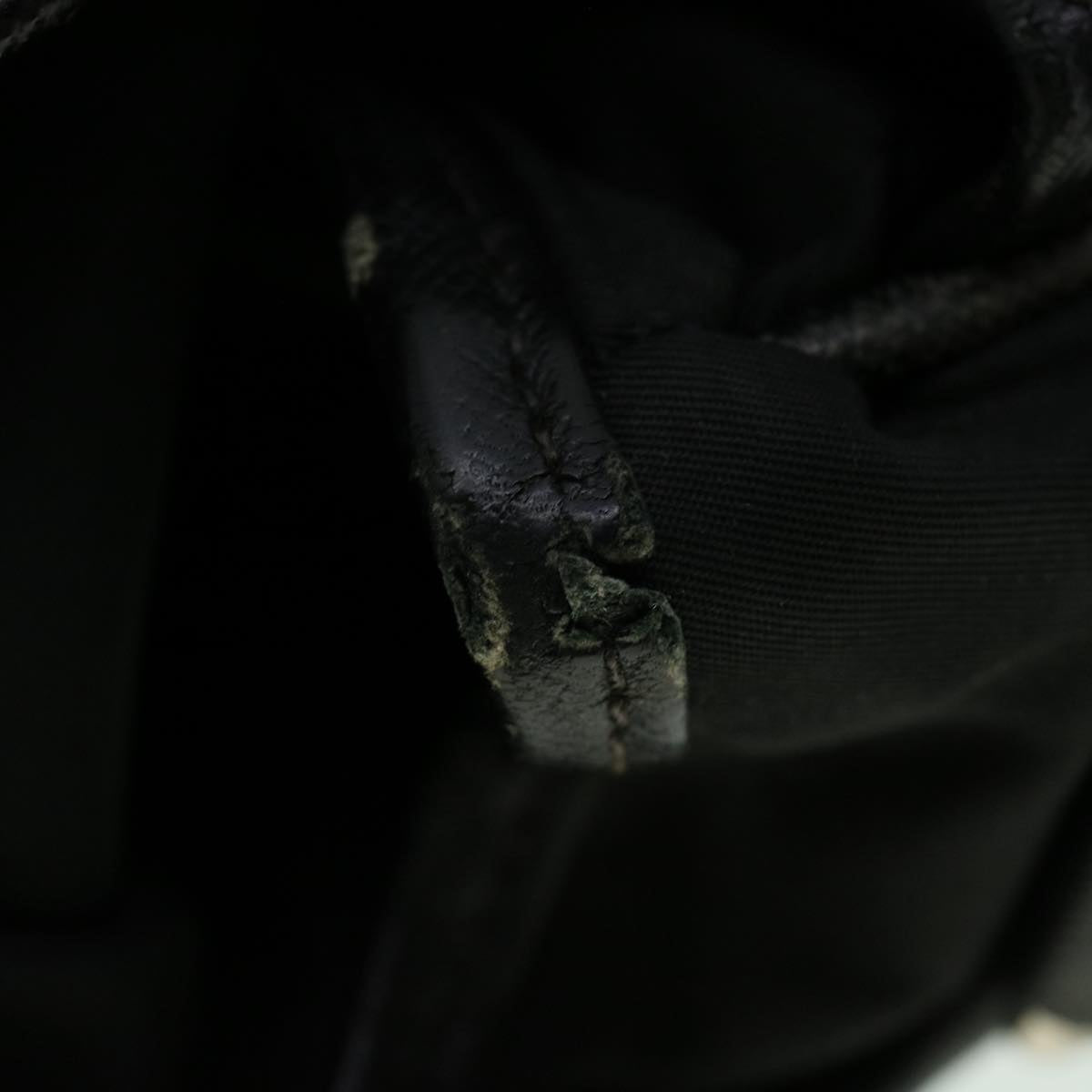 PRADA Shoulder Bag Nylon Black Auth ar7472