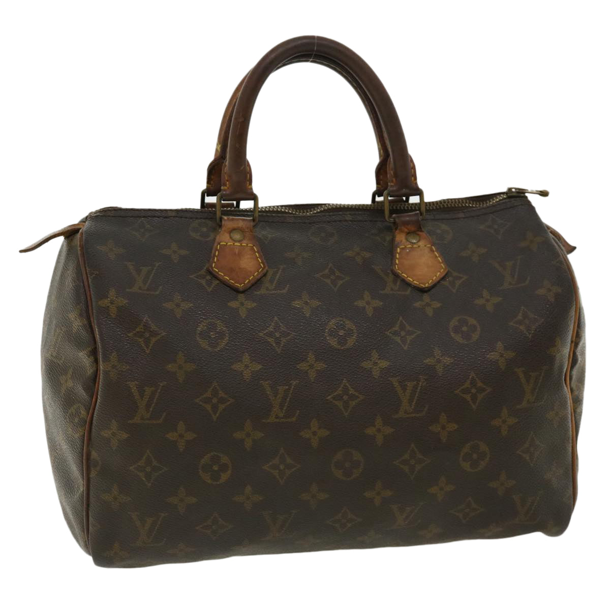 LOUIS VUITTON Monogram Speedy 30 Hand Bag M41526 LV Auth ar7587