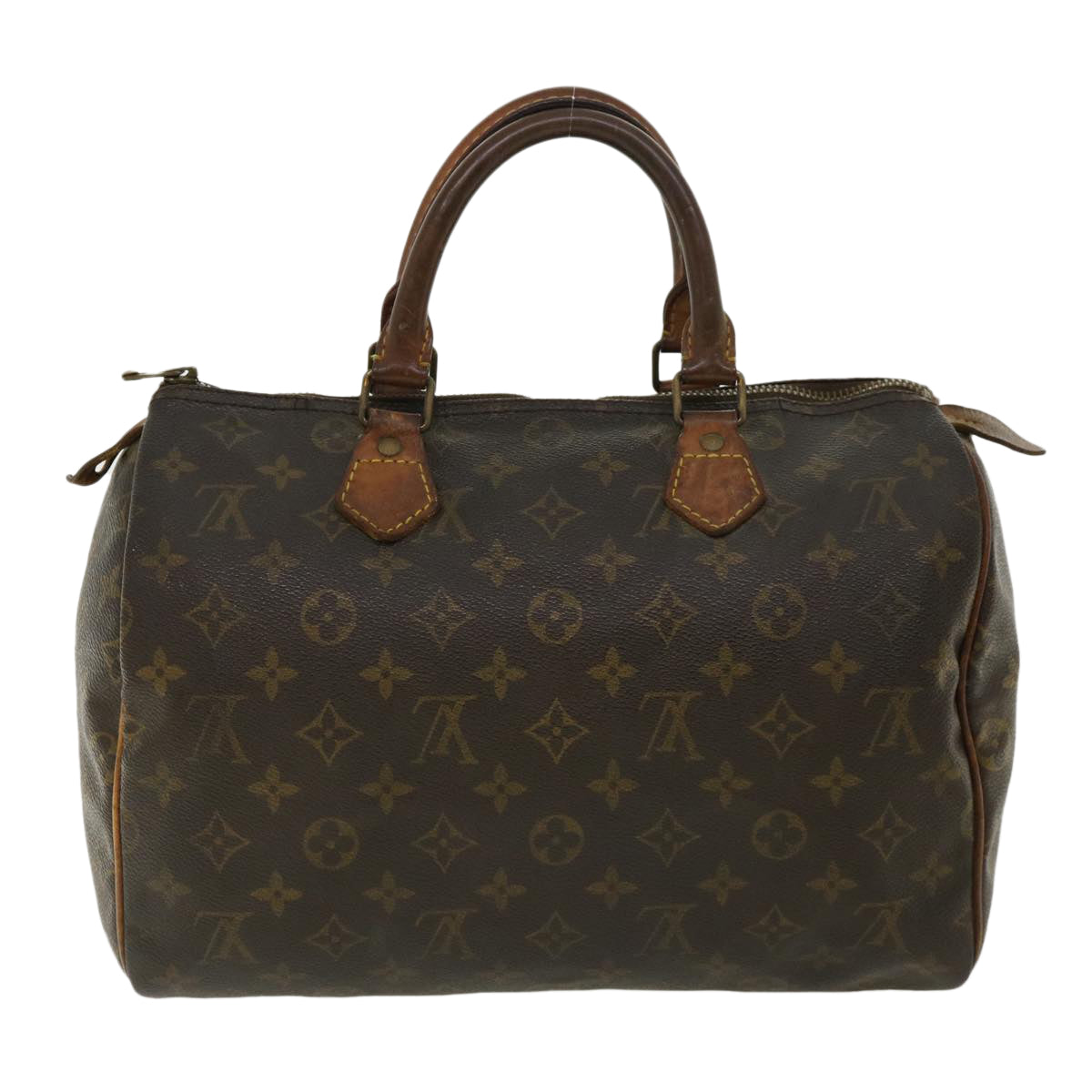 LOUIS VUITTON Monogram Speedy 30 Hand Bag M41526 LV Auth ar7587 - 0