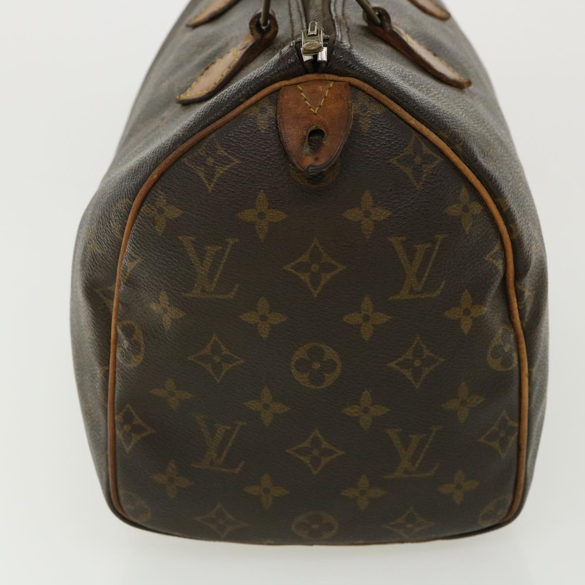 LOUIS VUITTON Monogram Speedy 30 Hand Bag M41526 LV Auth ar7587