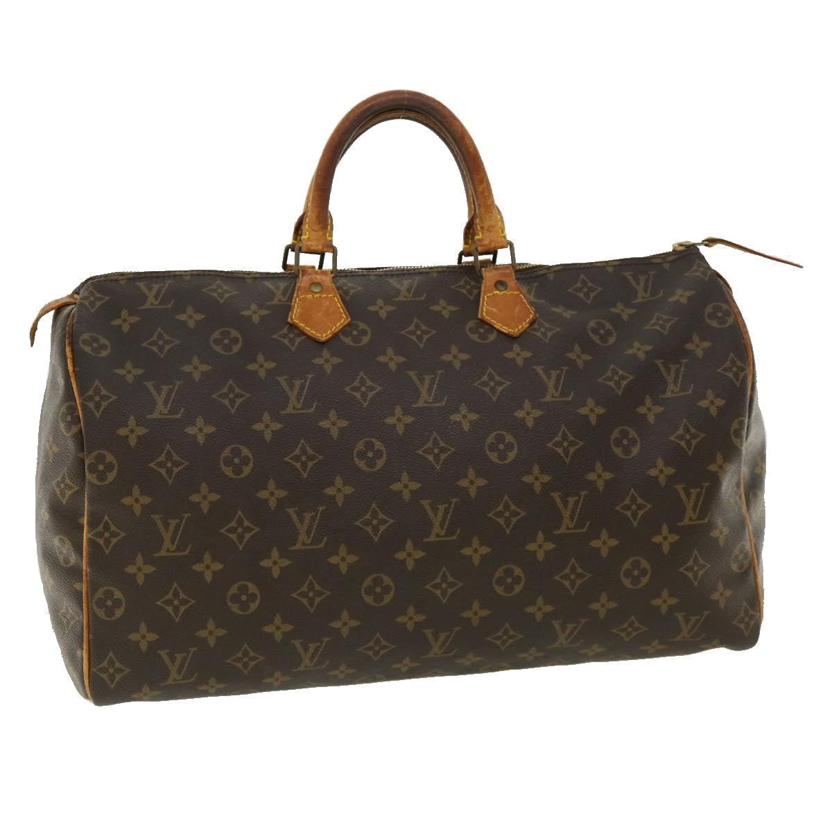 LOUIS VUITTON Monogram Speedy 40 Hand Bag M41522 LV Auth ar7588