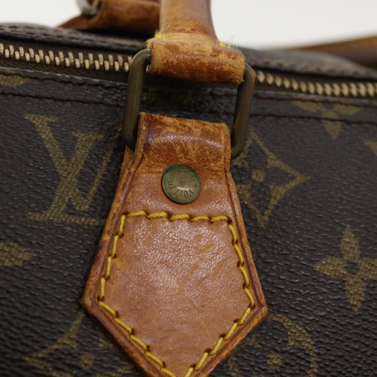 LOUIS VUITTON Monogram Speedy 40 Hand Bag M41522 LV Auth ar7588