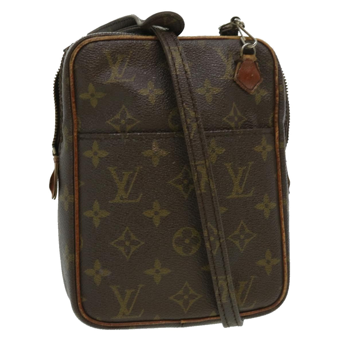 LOUIS VUITTON Monogram Danube Shoulder Bag Vintage M45266 LV Auth ar7594