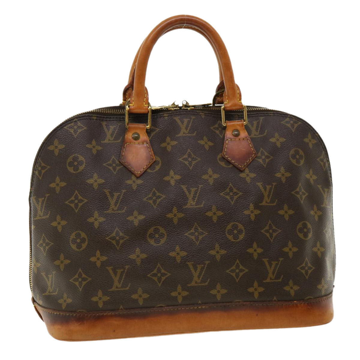 LOUIS VUITTON Monogram Alma Hand Bag M51130 LV Auth ar7648