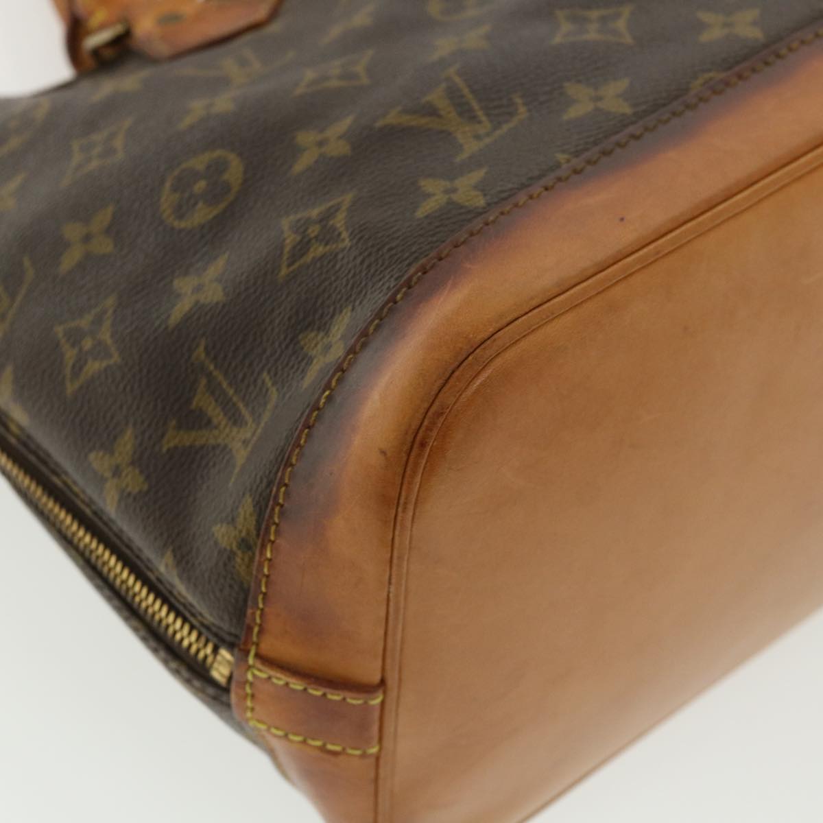 LOUIS VUITTON Monogram Alma Hand Bag M51130 LV Auth ar7648