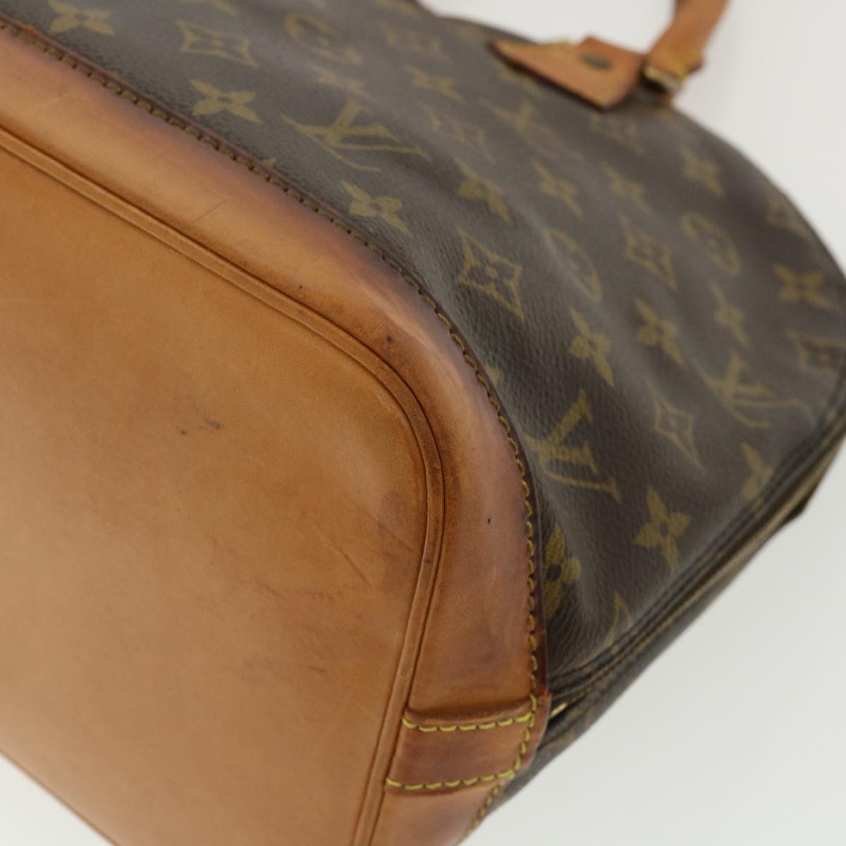 LOUIS VUITTON Monogram Alma Hand Bag M51130 LV Auth ar7648