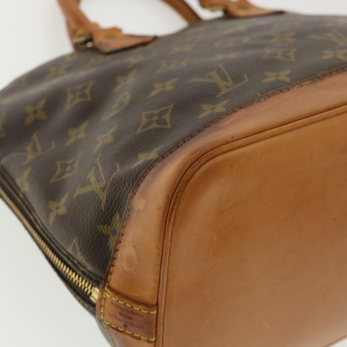 LOUIS VUITTON Monogram Alma Hand Bag M51130 LV Auth ar7648