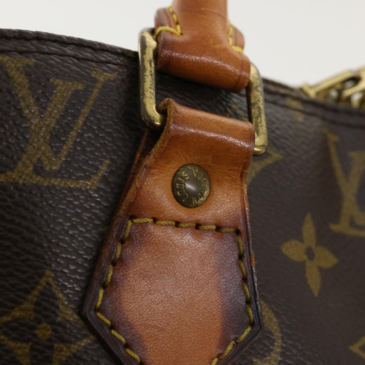 LOUIS VUITTON Monogram Alma Hand Bag M51130 LV Auth ar7648