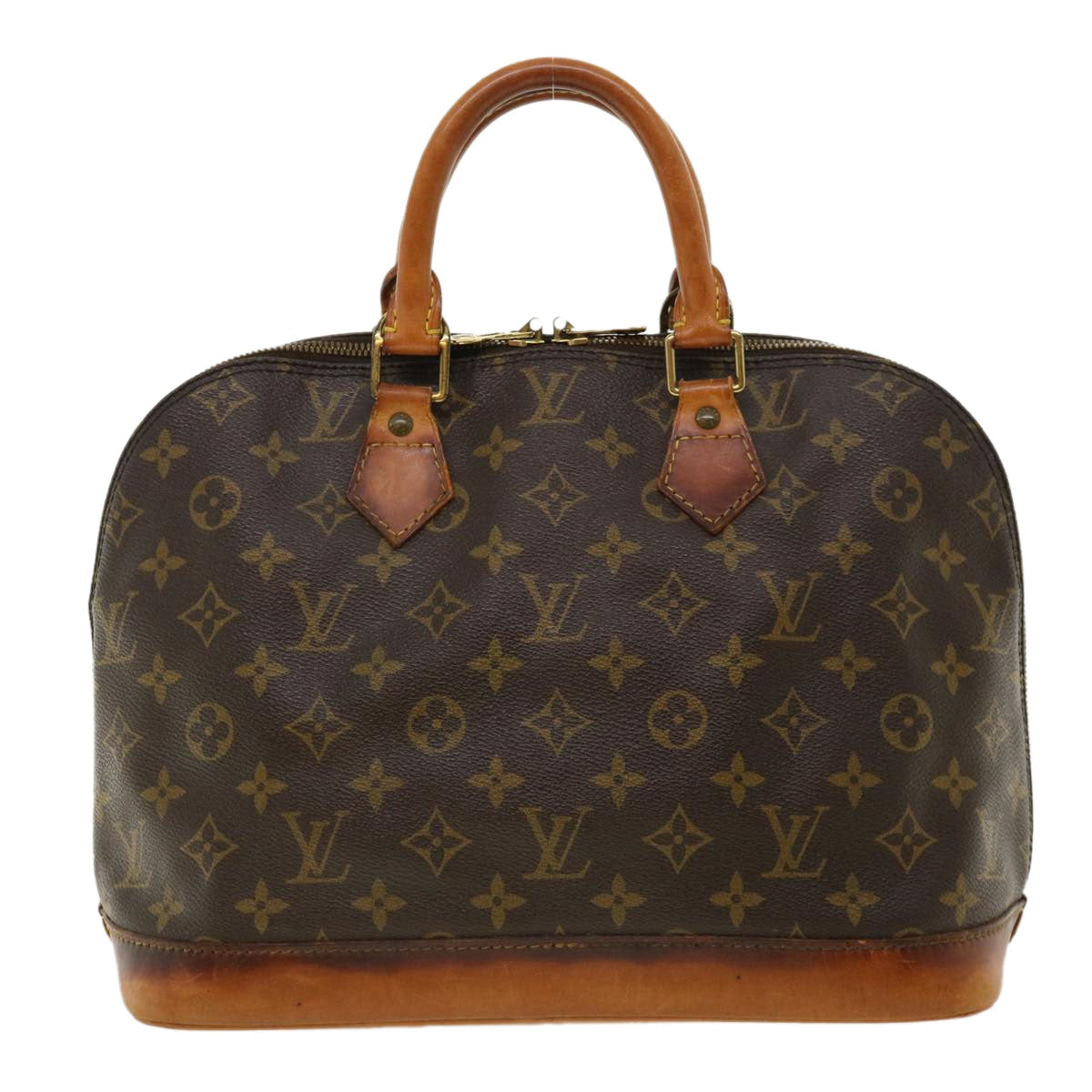 LOUIS VUITTON Monogram Alma Hand Bag M51130 LV Auth ar7648