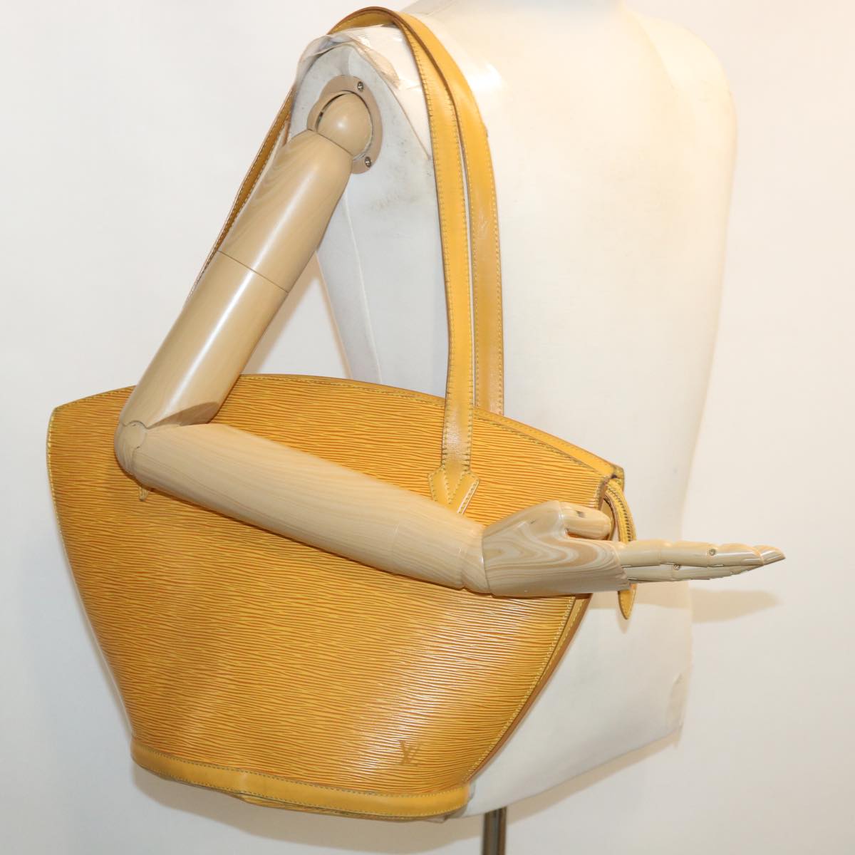 LOUIS VUITTON Epi Saint Jacques Shopping Shoulder Bag Yellow M52269 Auth ar7711B