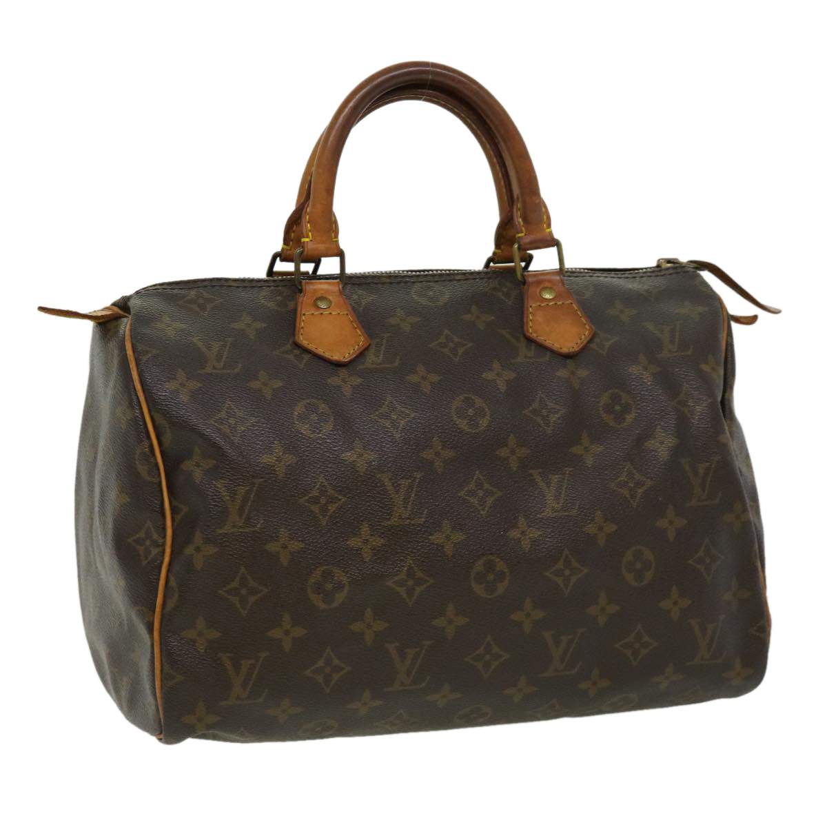 LOUIS VUITTON Monogram Speedy 30 Hand Bag M41526 LV Auth ar7716B