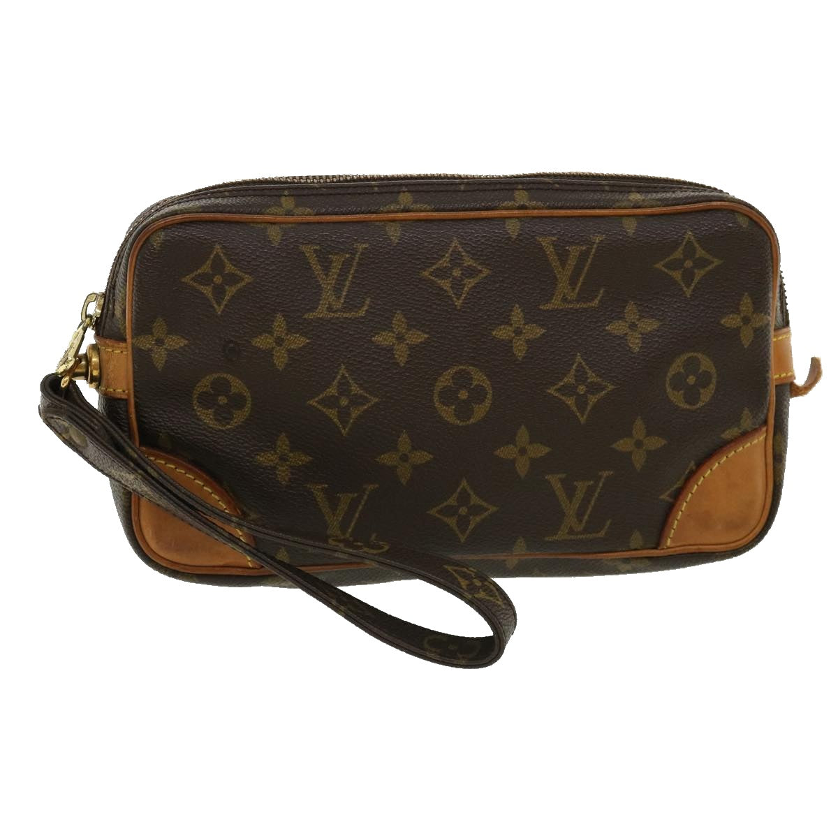 LOUIS VUITTON Monogram Marly Dragonne PM Clutch Bag M51827 LV Auth ar7724B