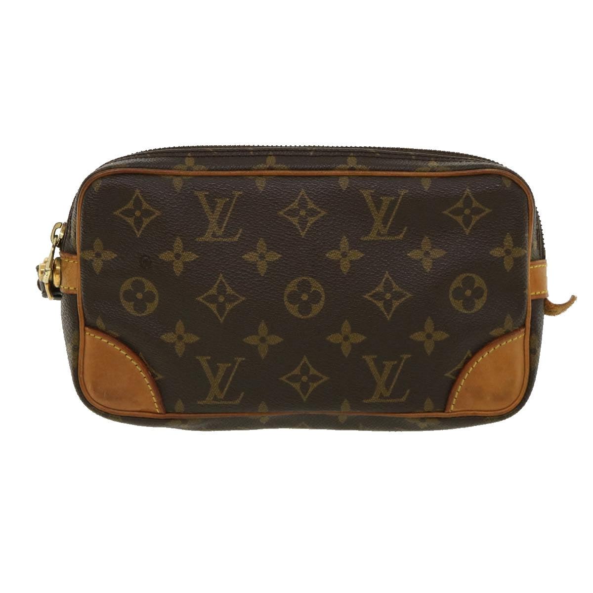 LOUIS VUITTON Monogram Marly Dragonne PM Clutch Bag M51827 LV Auth ar7724B