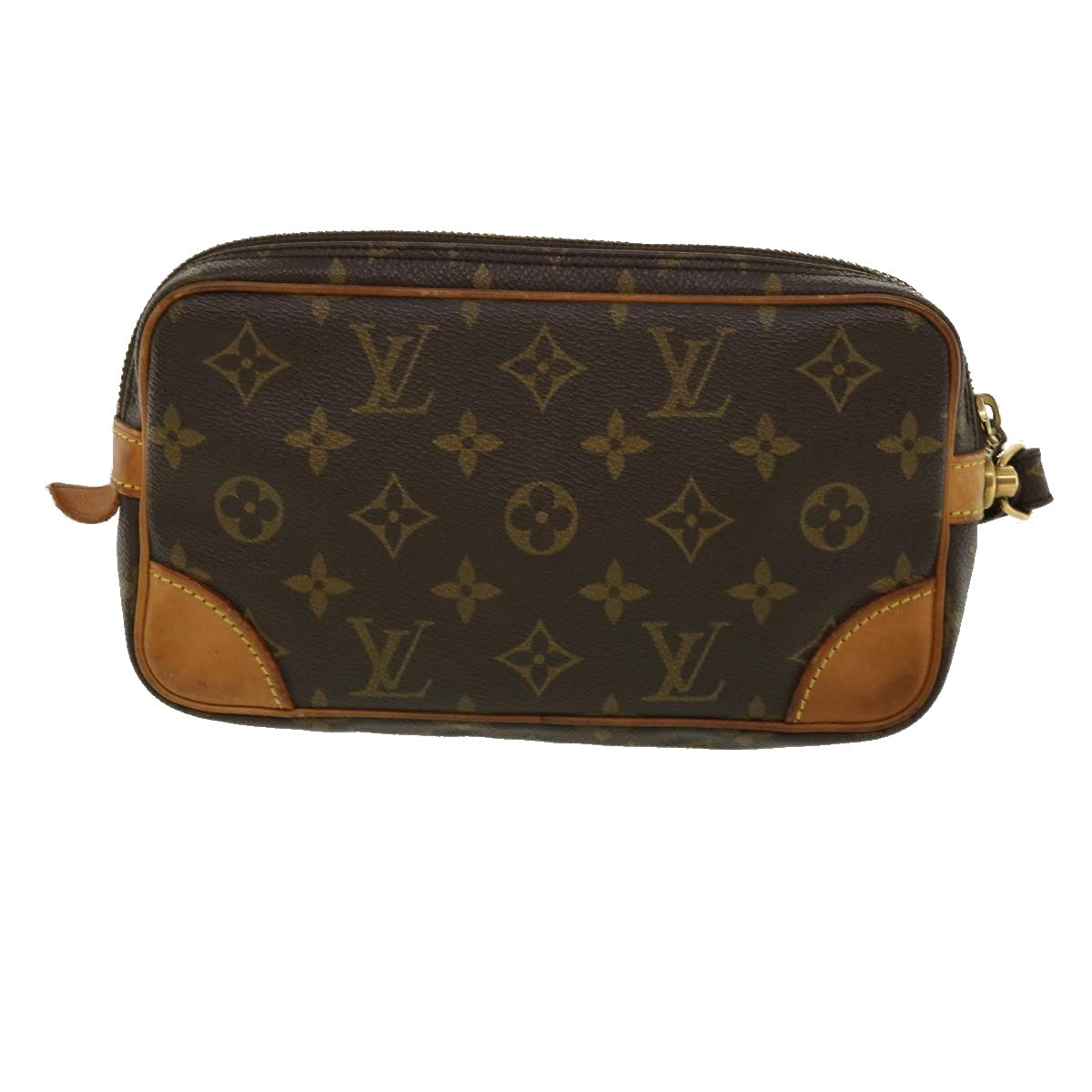 LOUIS VUITTON Monogram Marly Dragonne PM Clutch Bag M51827 LV Auth ar7724B - 0