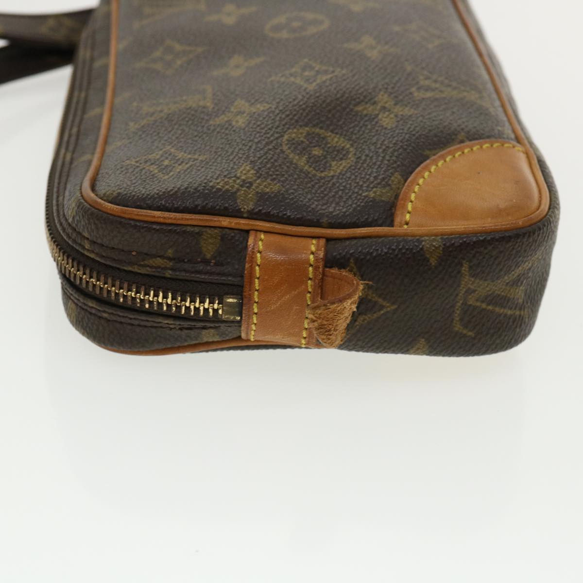 LOUIS VUITTON Monogram Marly Dragonne PM Clutch Bag M51827 LV Auth ar7724B