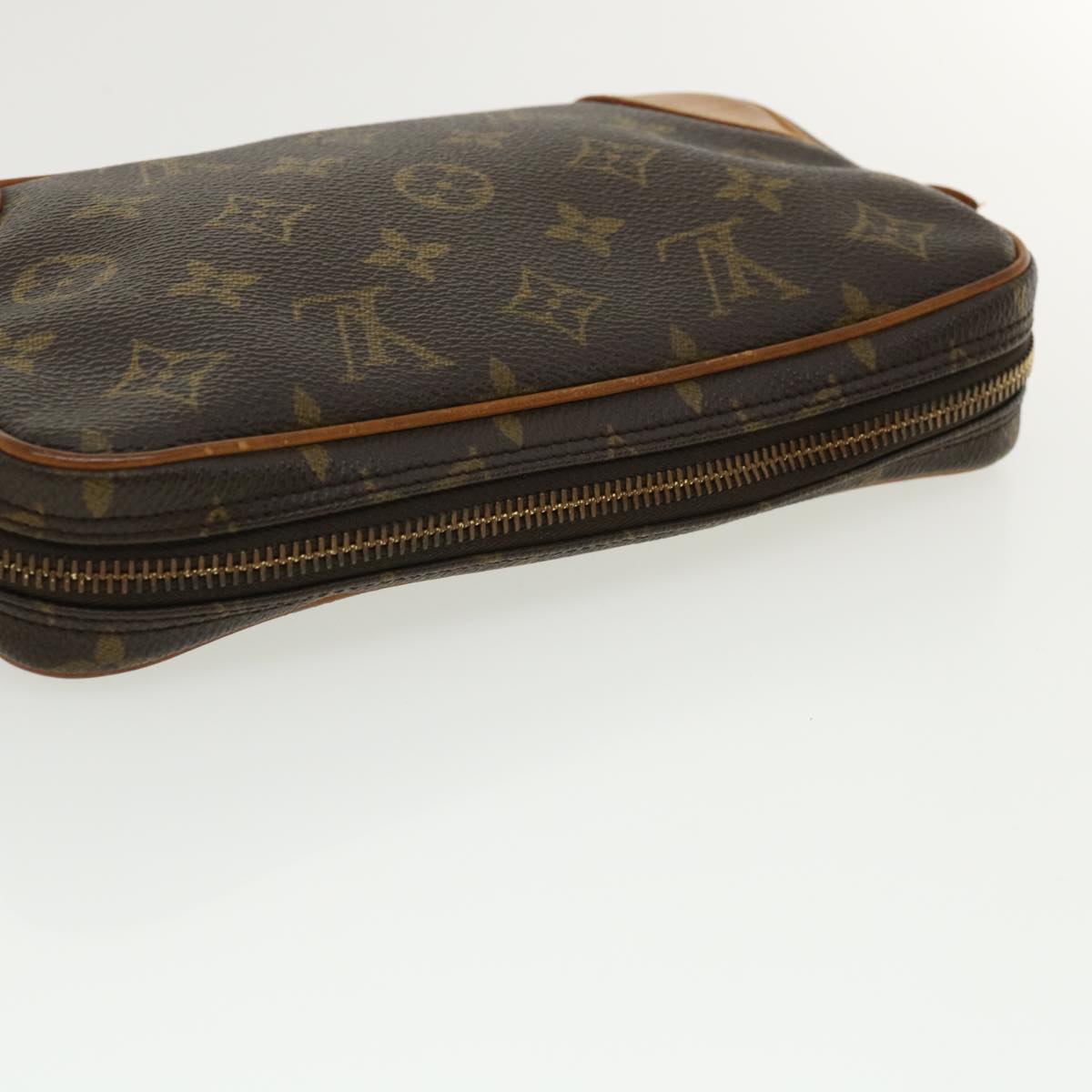 LOUIS VUITTON Monogram Marly Dragonne PM Clutch Bag M51827 LV Auth ar7724B