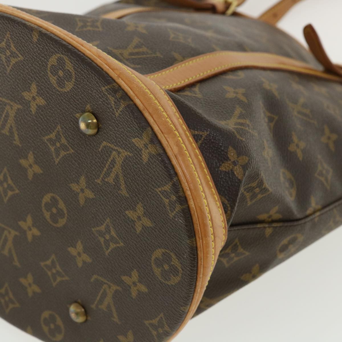 LOUIS VUITTON Monogram Bucket GM Shoulder Bag M42236 LV Auth ar7785B