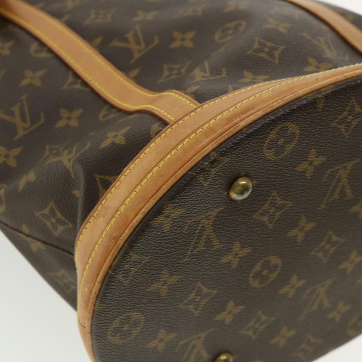 LOUIS VUITTON Monogram Bucket GM Shoulder Bag M42236 LV Auth ar7785B