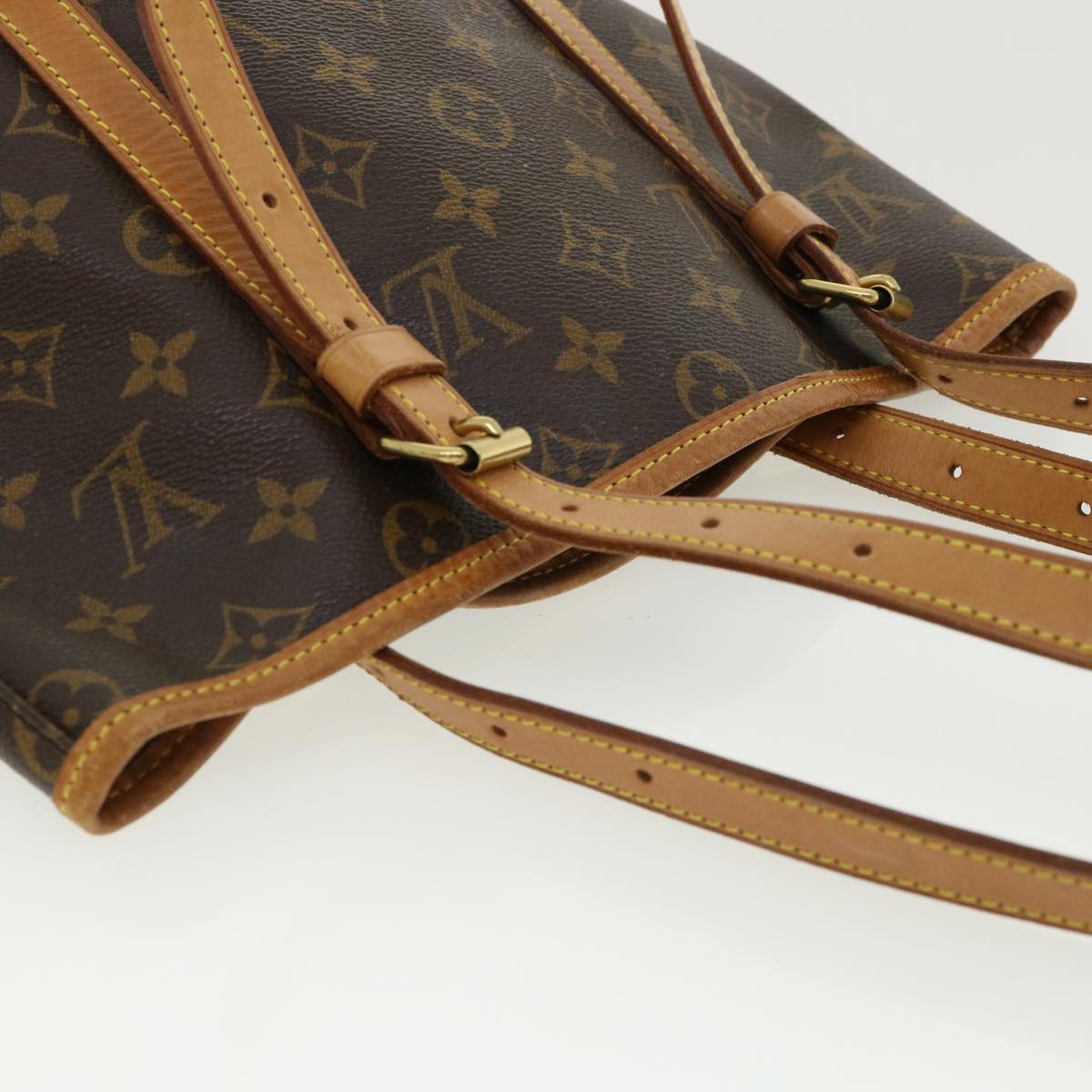 LOUIS VUITTON Monogram Bucket GM Shoulder Bag M42236 LV Auth ar7785B