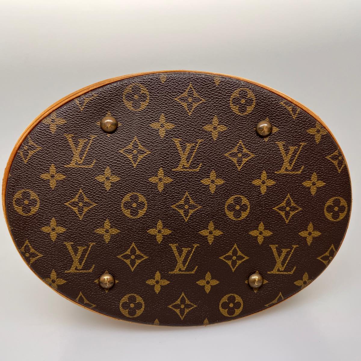 LOUIS VUITTON Monogram Bucket GM Shoulder Bag M42236 LV Auth ar7810