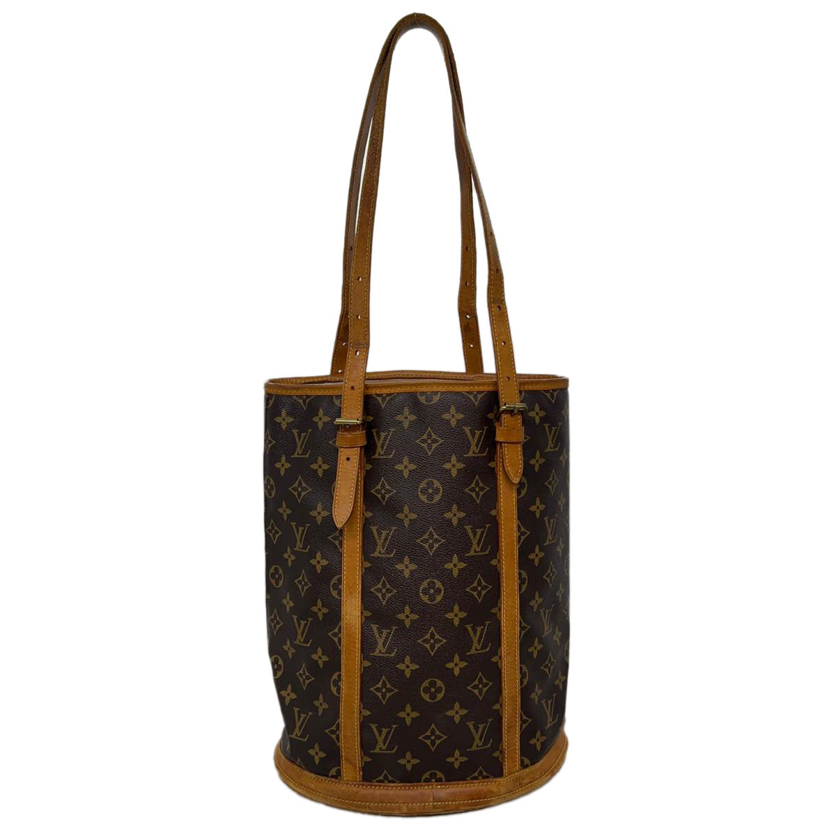 LOUIS VUITTON Monogram Bucket GM Shoulder Bag M42236 LV Auth ar7810