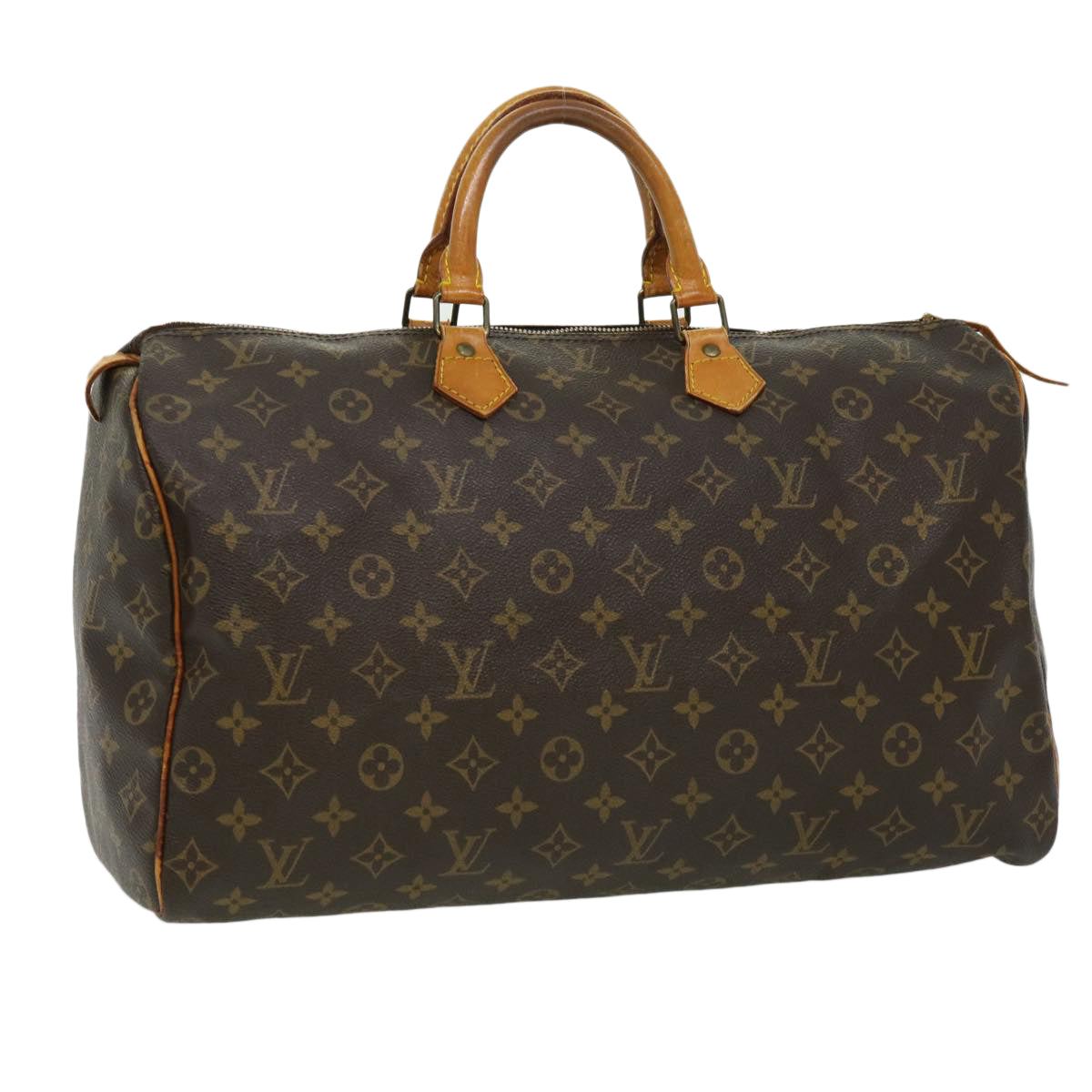 LOUIS VUITTON Monogram Speedy 40 Hand Bag M41522 LV Auth ar7858B