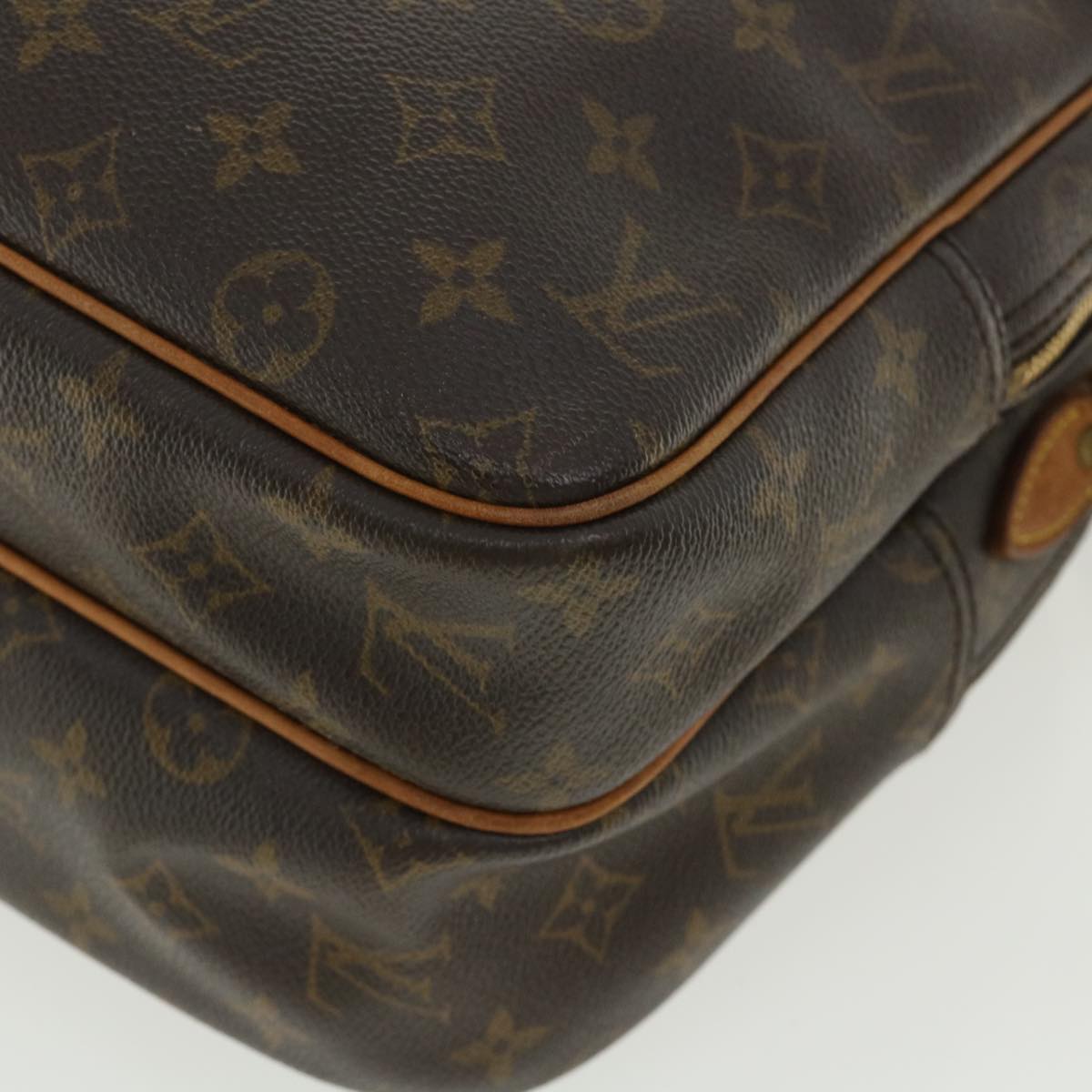 LOUIS VUITTON Monogram Reporter GM Shoulder Bag M45252 LV Auth ar7869B