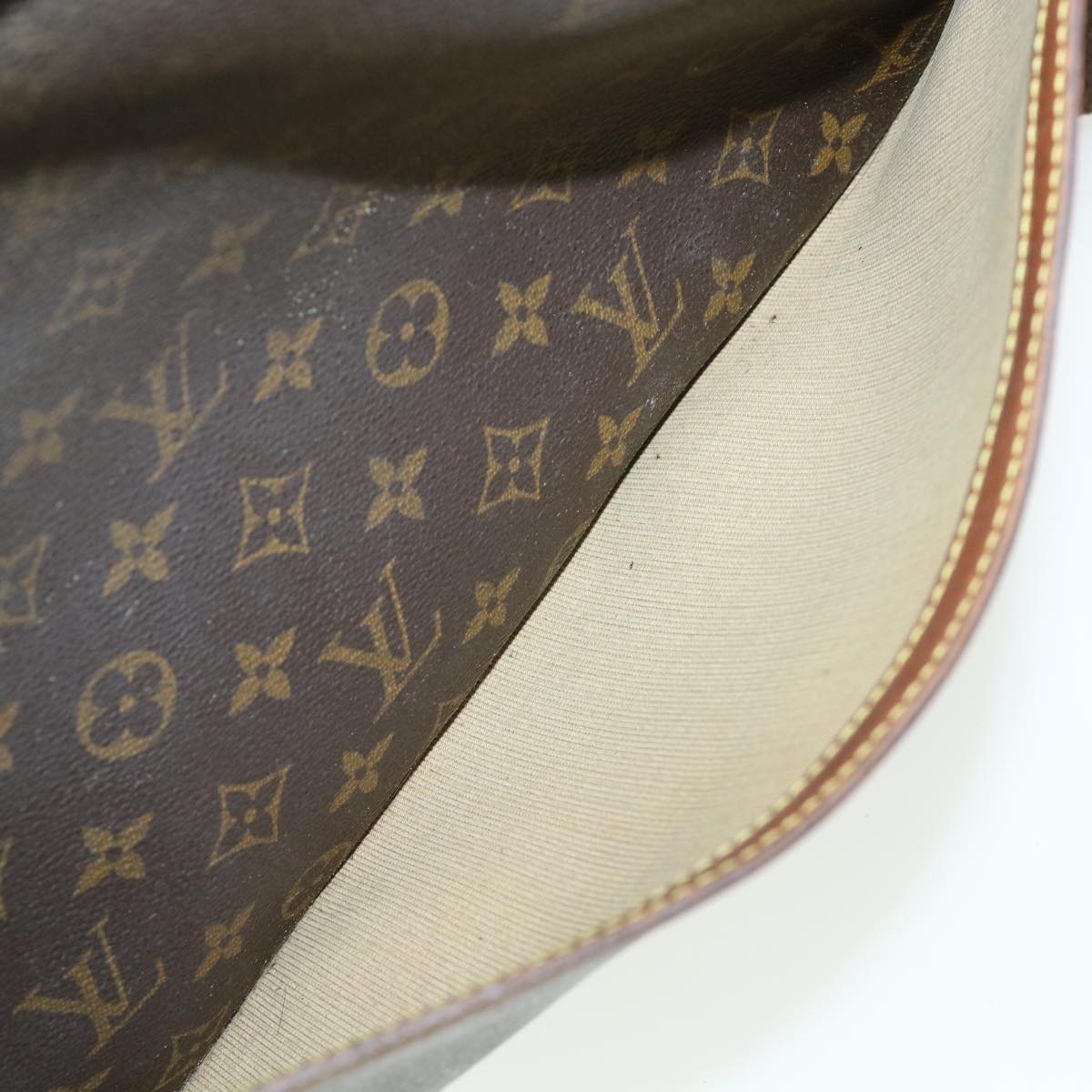 LOUIS VUITTON Monogram Reporter GM Shoulder Bag M45252 LV Auth ar7869B