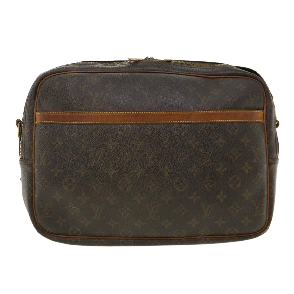 LOUIS VUITTON Monogram Reporter GM Shoulder Bag M45252 LV Auth ar7869B