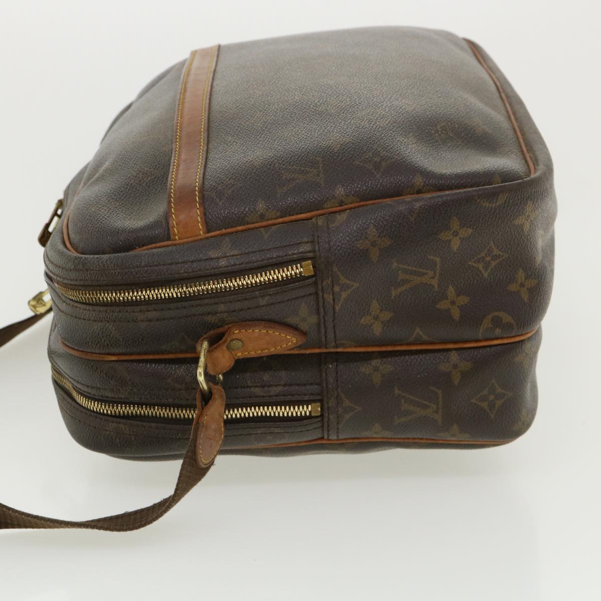 LOUIS VUITTON Monogram Reporter GM Shoulder Bag M45252 LV Auth ar7869B