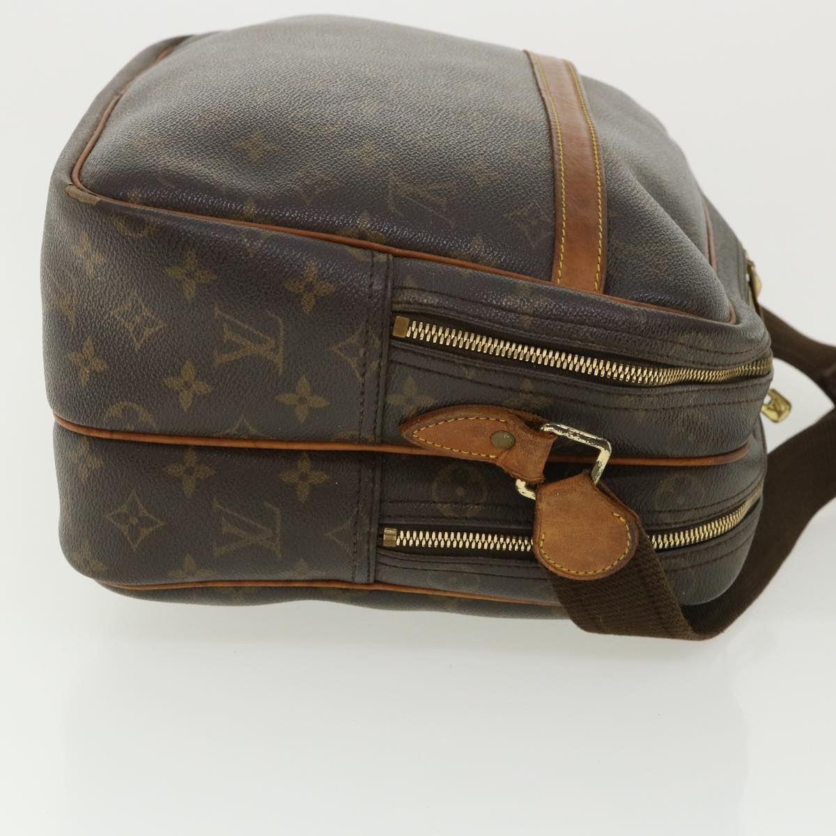 LOUIS VUITTON Monogram Reporter GM Shoulder Bag M45252 LV Auth ar7869B