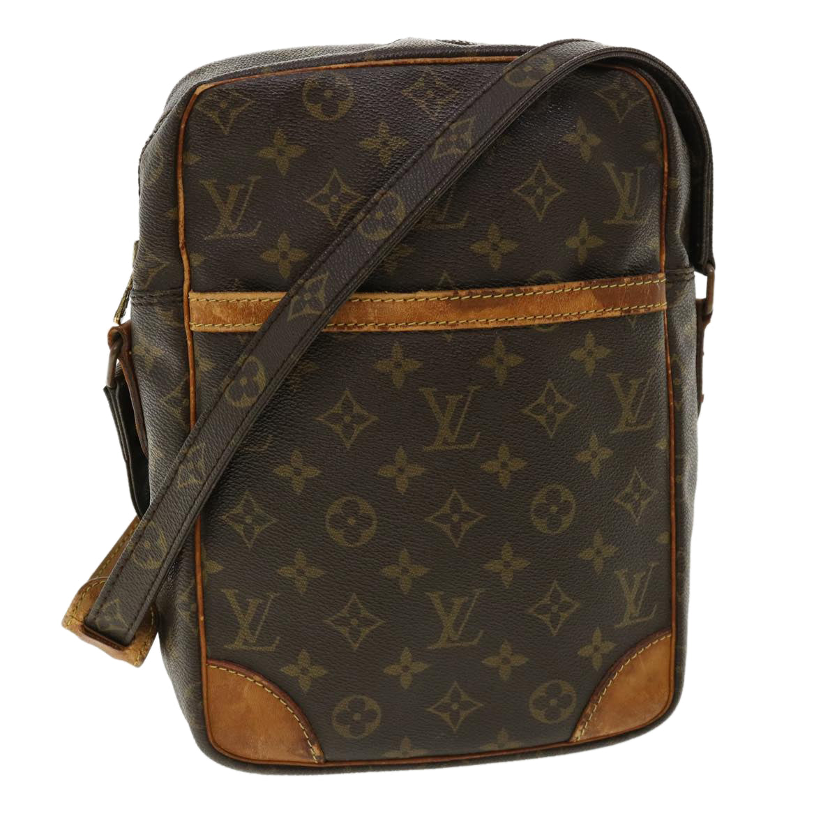 LOUIS VUITTON Monogram DanubeMM Shoulder Bag M45264 LV Auth ar7871B