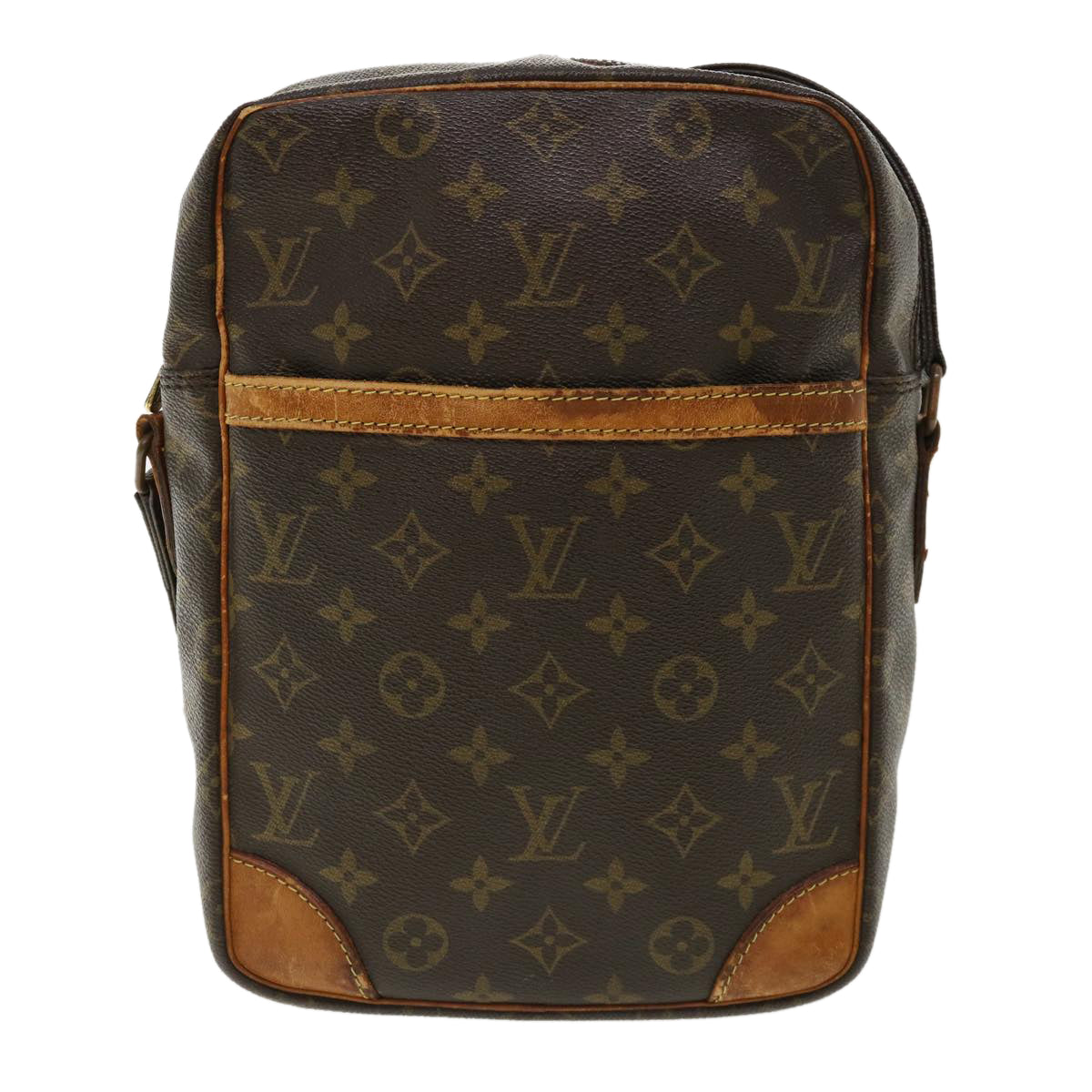 LOUIS VUITTON Monogram DanubeMM Shoulder Bag M45264 LV Auth ar7871B