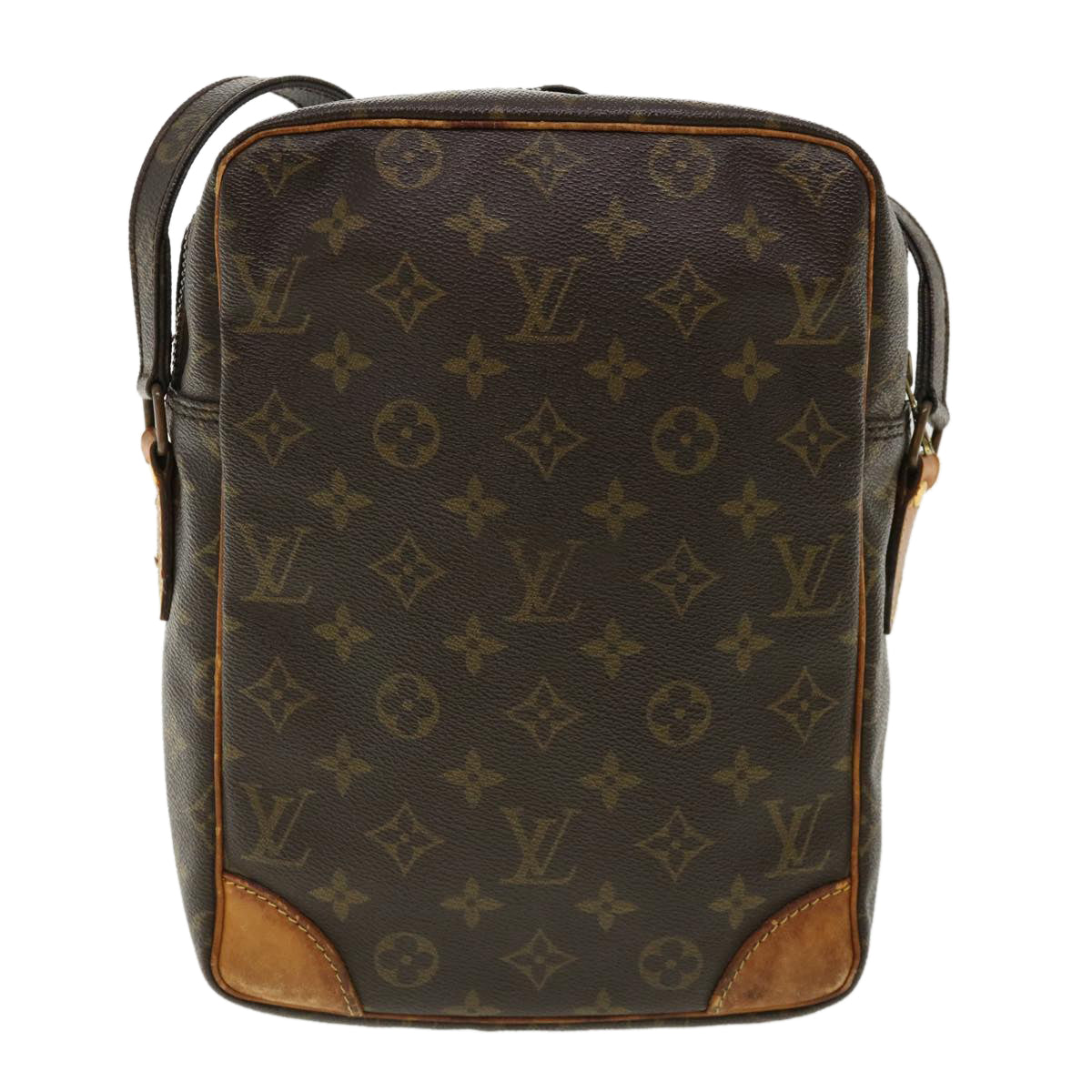 LOUIS VUITTON Monogram DanubeMM Shoulder Bag M45264 LV Auth ar7871B