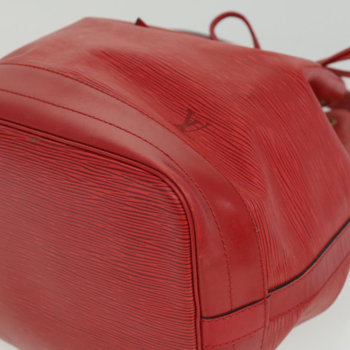 LOUIS VUITTON Epi Noe Shoulder Bag Red M44007 LV Auth ar7874B