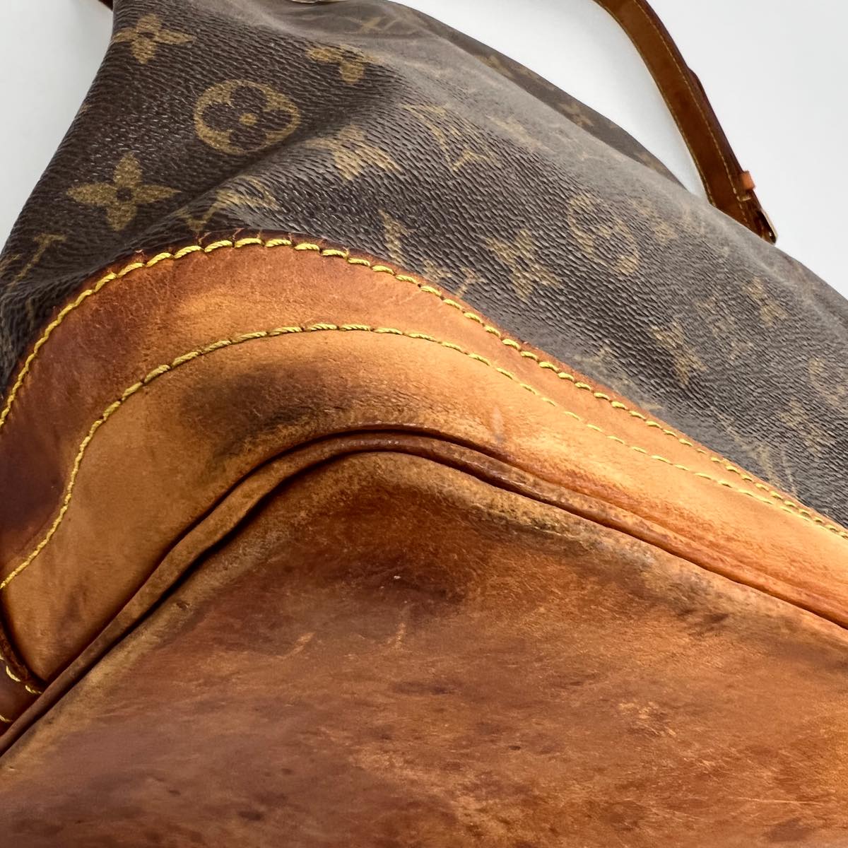 LOUIS VUITTON Monogram Noe Shoulder Bag M42224 LV Auth ar7882B