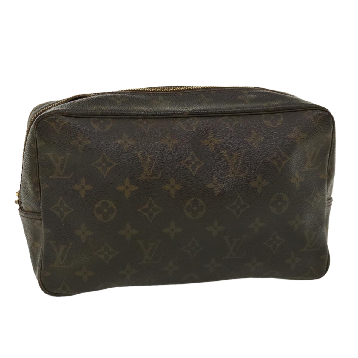 LOUIS VUITTON Monogram Trousse Toilette 28 Clutch Bag M47522 LV Auth ar7949