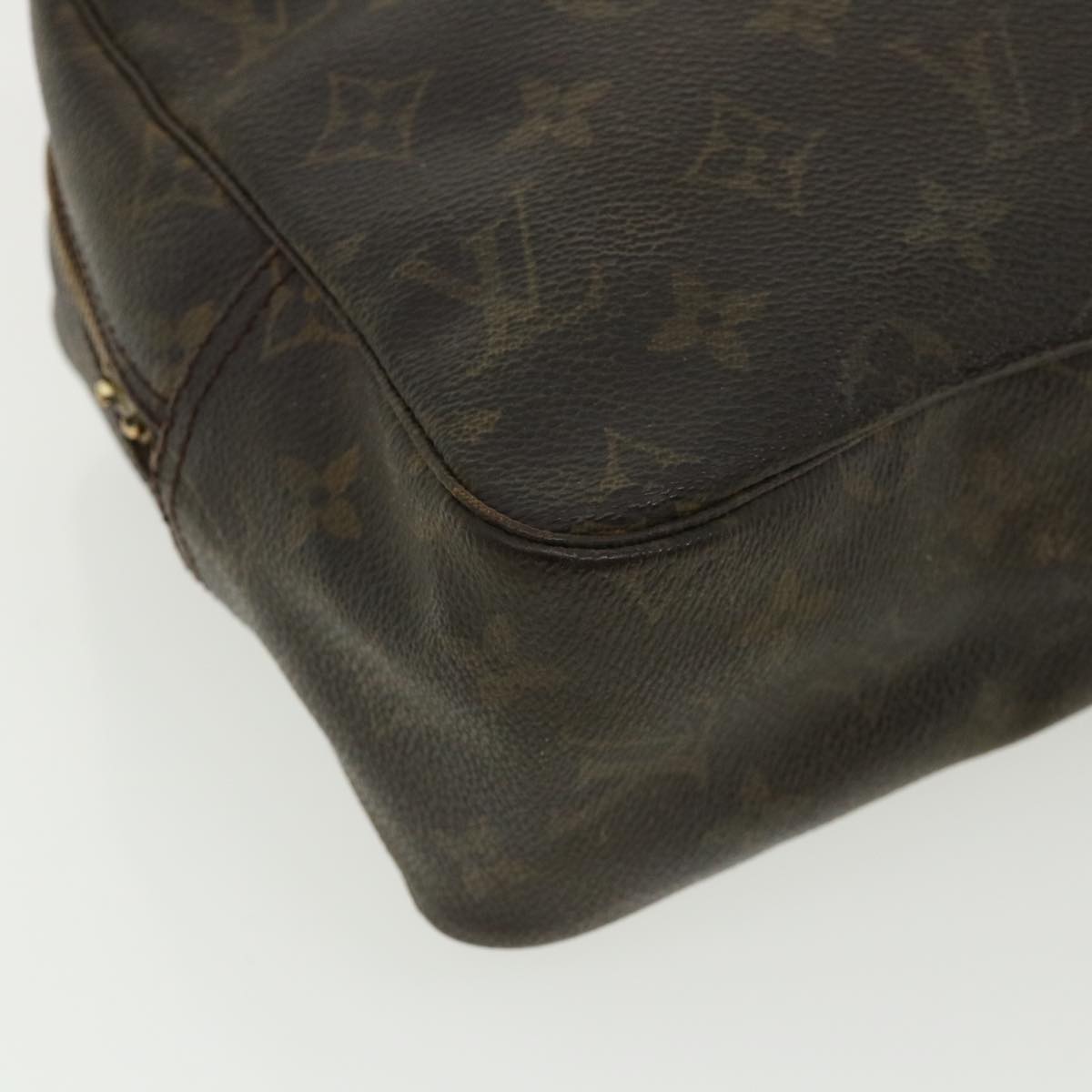 LOUIS VUITTON Monogram Trousse Toilette 28 Clutch Bag M47522 LV Auth ar7949