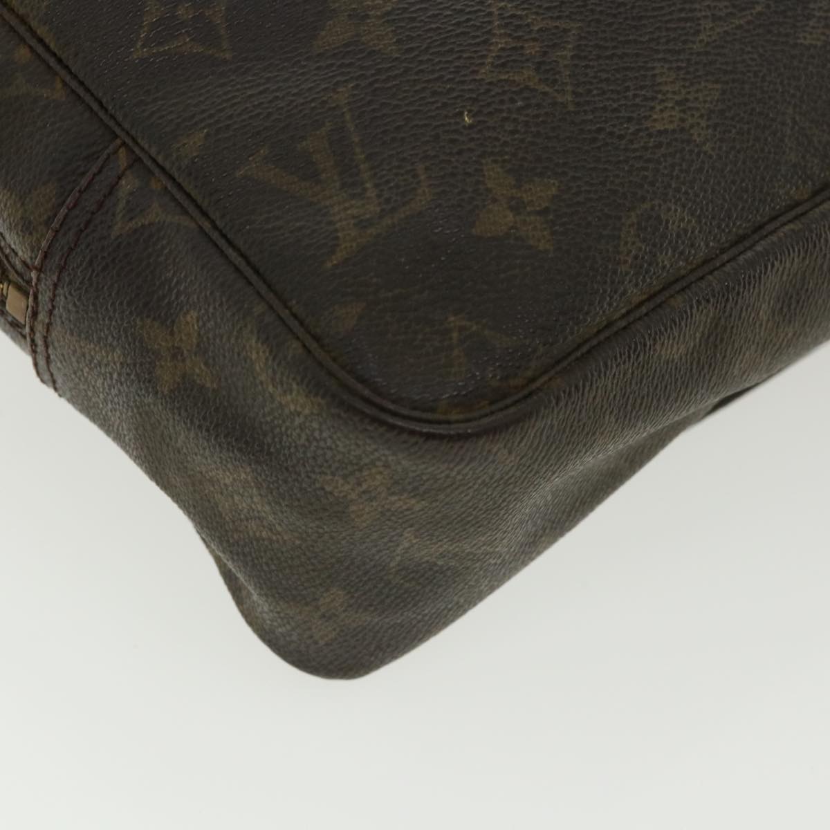 LOUIS VUITTON Monogram Trousse Toilette 28 Clutch Bag M47522 LV Auth ar7949