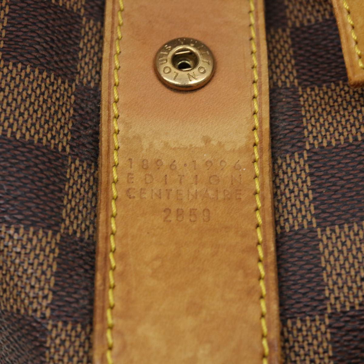 LOUIS VUITTON Damier Ebene Colombine Tote Bag M99037 LV Auth ar8037B