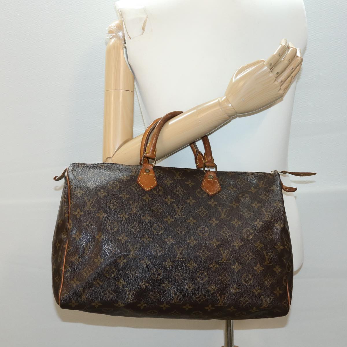 LOUIS VUITTON Monogram Speedy 40 Hand Bag M41522 LV Auth ar8067B