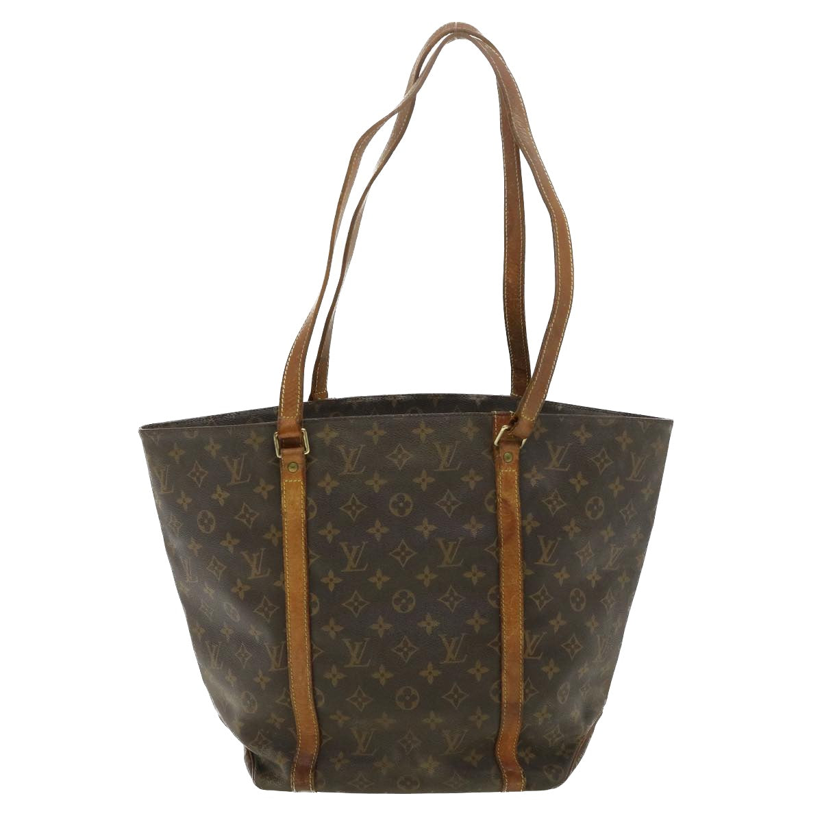 LOUIS VUITTON Monogram Sac Shopping Tote Bag M51108 LV Auth ar8072B - 0