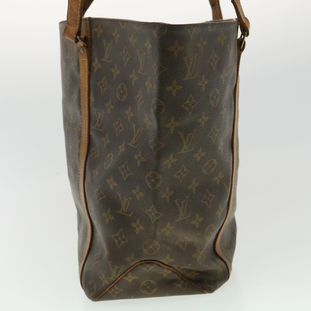 LOUIS VUITTON Monogram Sac Shopping Tote Bag M51108 LV Auth ar8072B