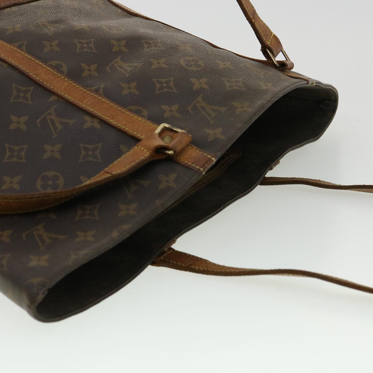 LOUIS VUITTON Monogram Sac Shopping Tote Bag M51108 LV Auth ar8072B