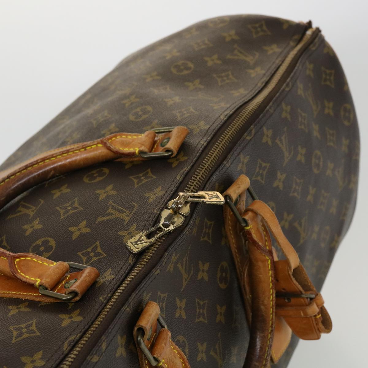 LOUIS VUITTON Monogram Keepall 60 Boston Bag M41422 LV Auth ar8077B