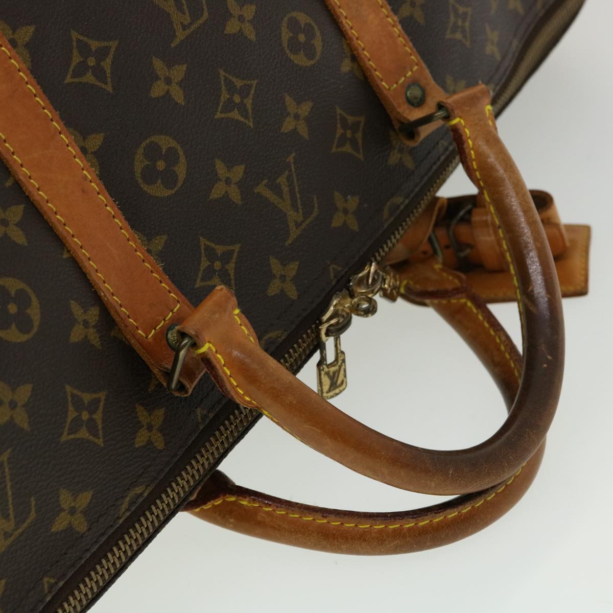 LOUIS VUITTON Monogram Keepall 60 Boston Bag M41422 LV Auth ar8077B