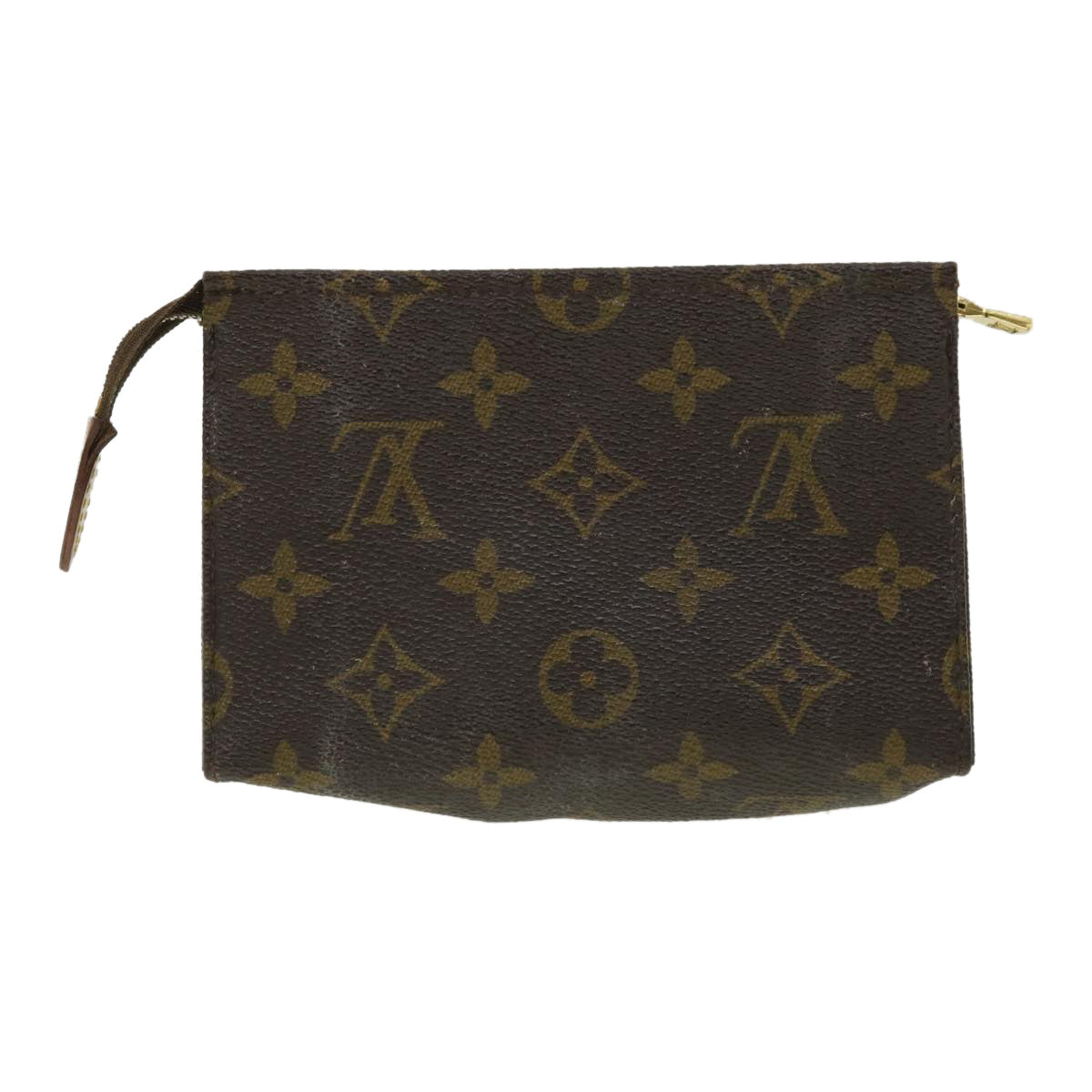 LOUIS VUITTON Monogram Poche Toilette 15 Pouch M47546 LV Auth ar8095B